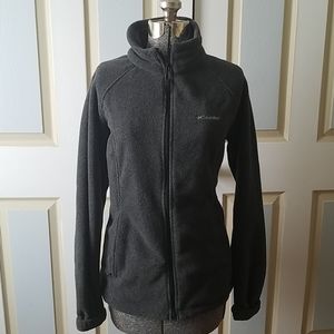 Columbia Sportswear Charcoal Zip Fleece Size Large